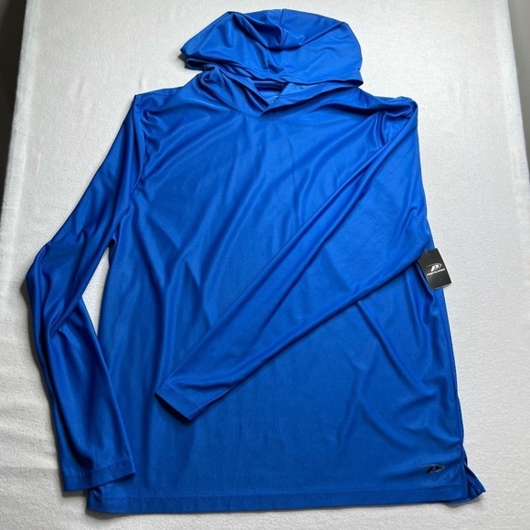 Pro Player Blue NWT Hooded Outdoor Fishing Shirt Size XL 2 - Picture 1 of 8